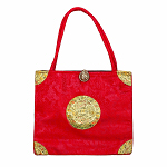 Tasche aus Seide, mit Glückssymbol, Handtaschen, Asiatisch, 6593
